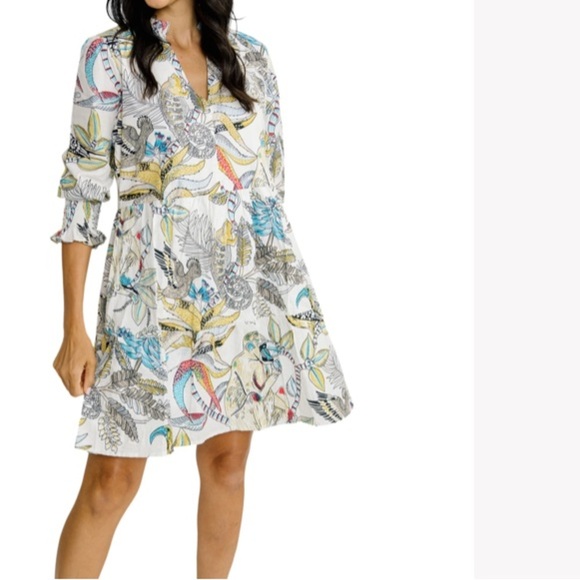 CHARLESTON SHOE CO. Dresses & Skirts - Charleston Shoe Co Alexis Tiered Dress Charlee In Rio Jungle